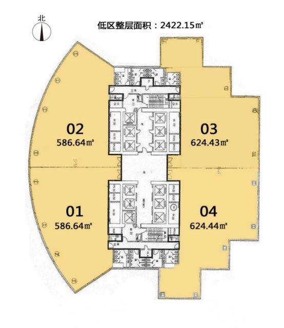 震旦国际大厦户型图